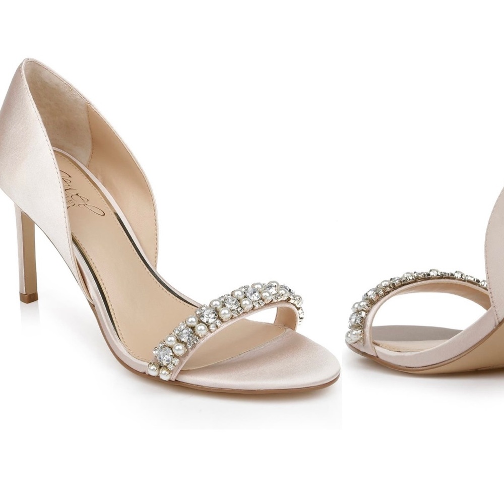 Badgley Mischka Jewel Collection (Dayana)~Size 11~Champagne Satin. New!!💜 - Picture 2 of 7